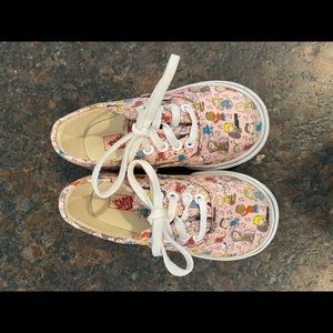 Toddler girls Peanuts lace up Vans